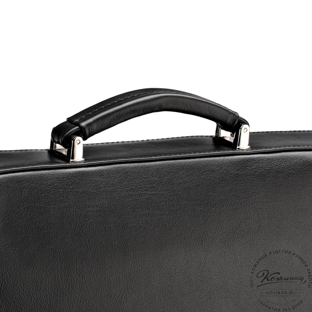 Кожаный портфель "Брест" (черный)